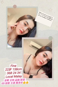 Fina – Penang VIP Local Freelance Malay - Escort Girl